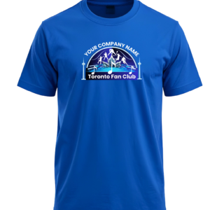 Toronto Fan Club Sports T-Shirt / Blue Center Large Design