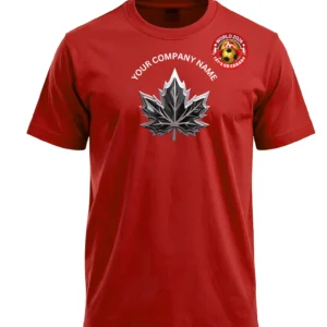 Toronto Fan Club Soccer T-Shirt / Red Upper Left Small Design